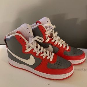 Custom Designed One of a Kind Nike Air Force 1 high top.